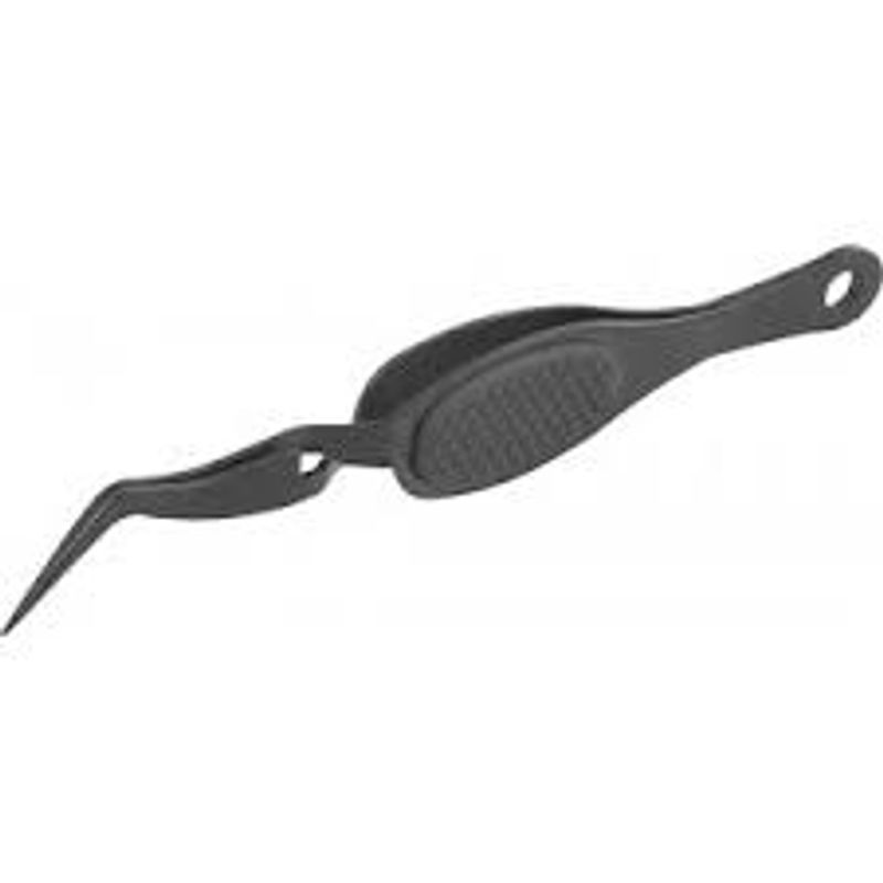 Pinsett med fjær- bøyd-spiss