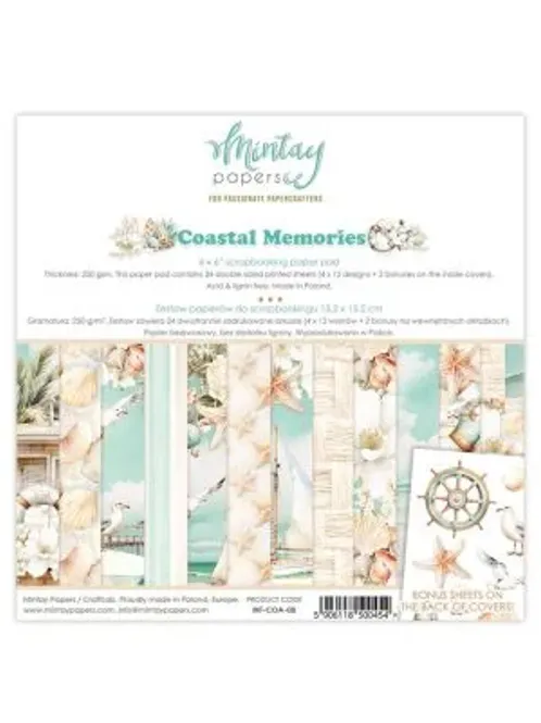 Hovedbilde Coastal Memories 08 Blokk 6x6 inch fra Mintay