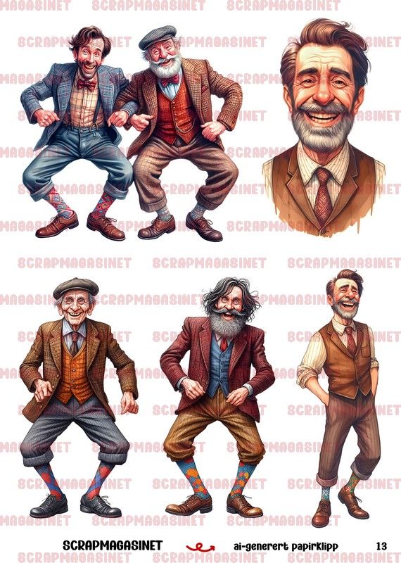 scrapmagasinet-Papirklipp 13 - Gubber