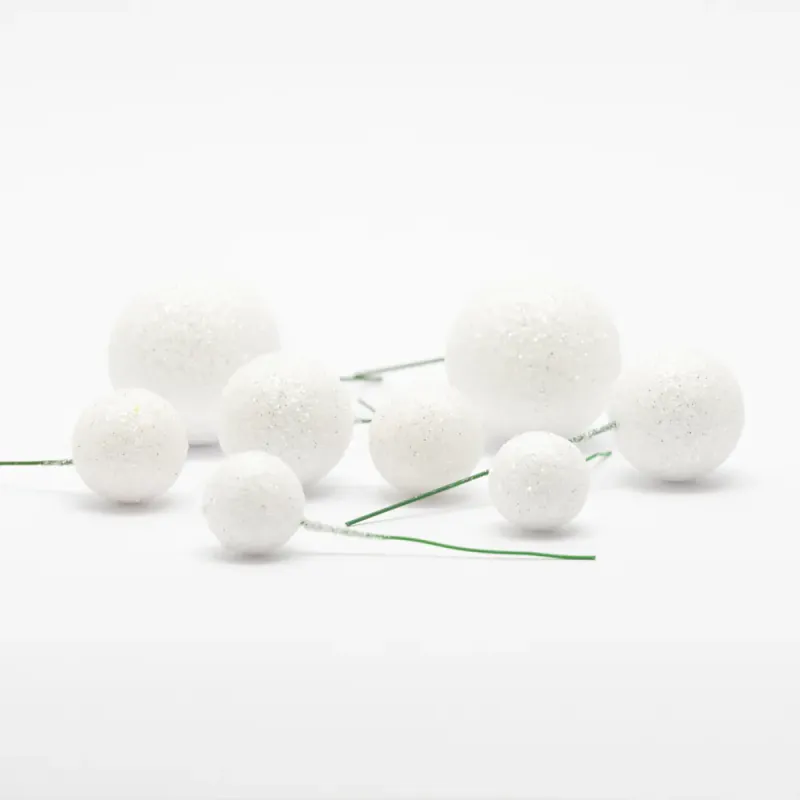 Kort og Godt - Pyntebær Hvit - CD212