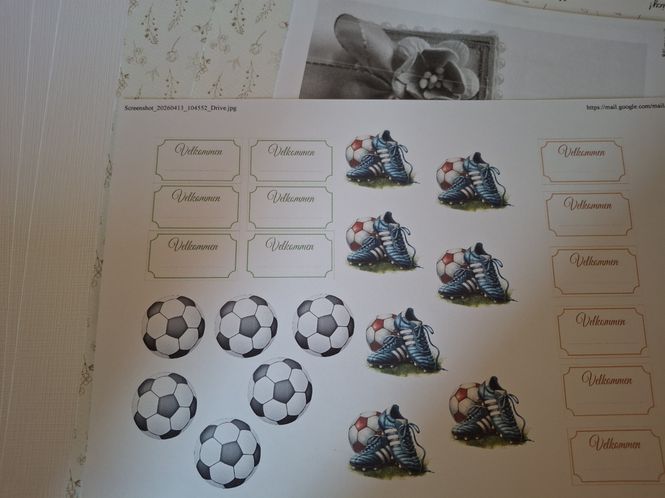 Hovedbilde Kitt pakke til bordkort -til bryllup og ...