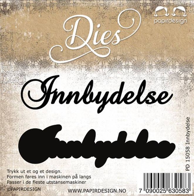 Hovedbilde Innbydelse fra Papirdesign PD 15058