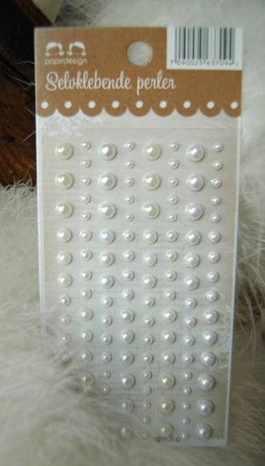 Hovedbilde Perle hvite fra Papirdesign