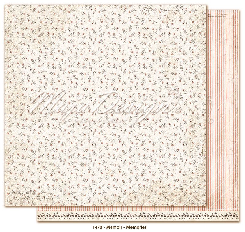 Maja Design- Memoir – 6×6 Blokk-33 ark i pakken