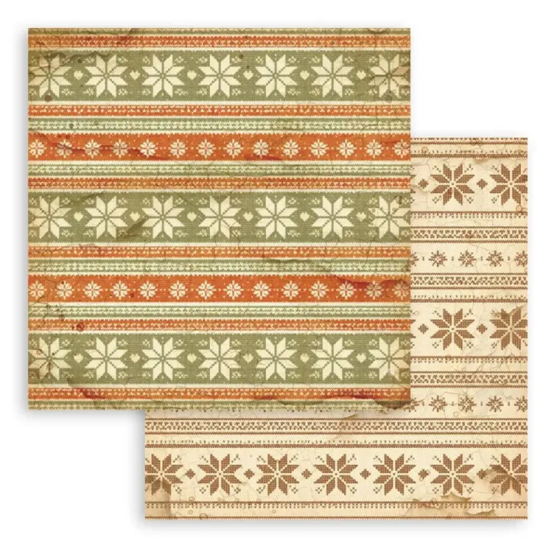 Stamperia - Silent Night - Background Selection - Paper Pad-10 doble ark - 12 x 12
