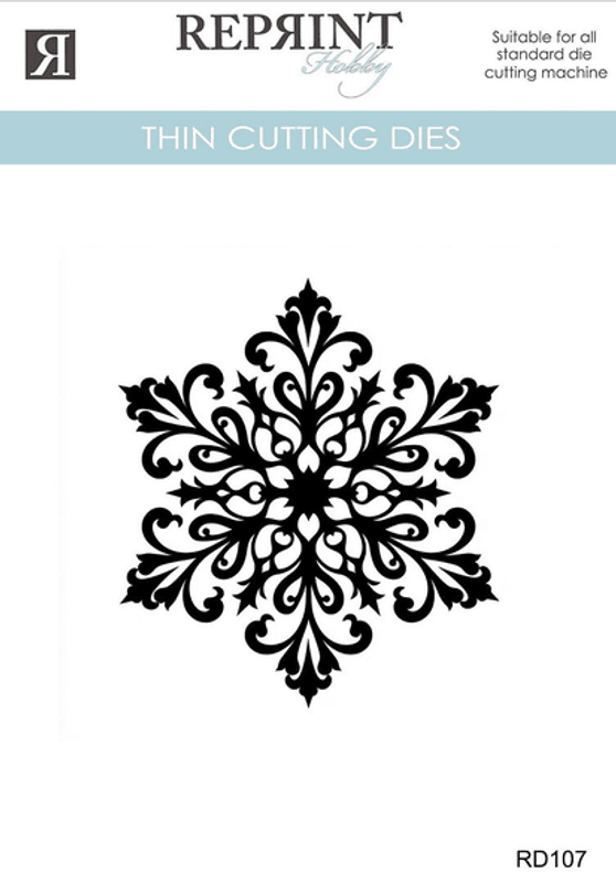  Reprint-Dies - Cozy Christmas Snøflak