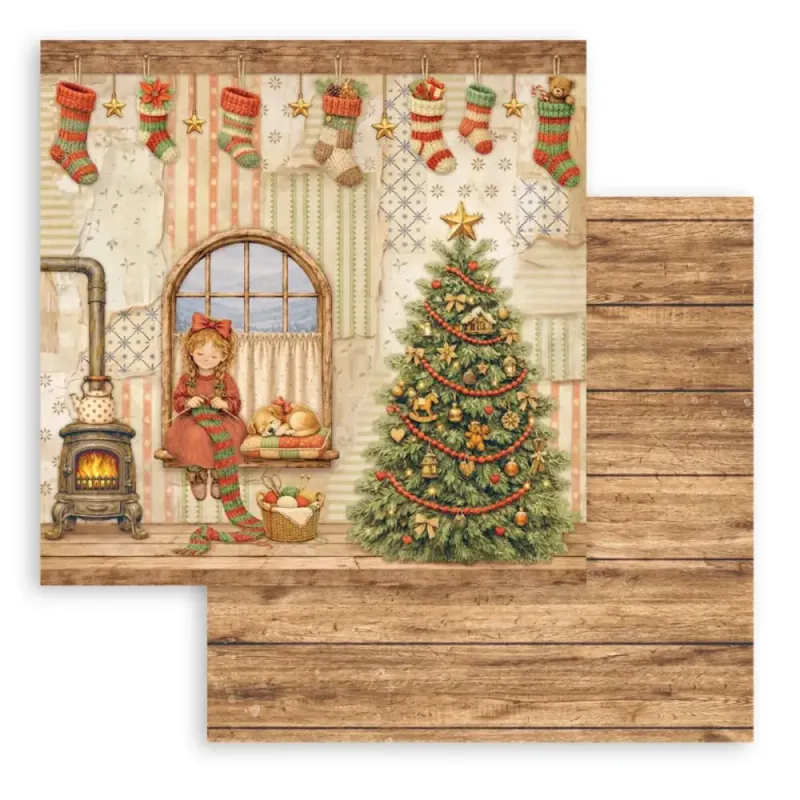Stamperia - Silent Night 12x12 Inch Paper Pack 10 doble ark