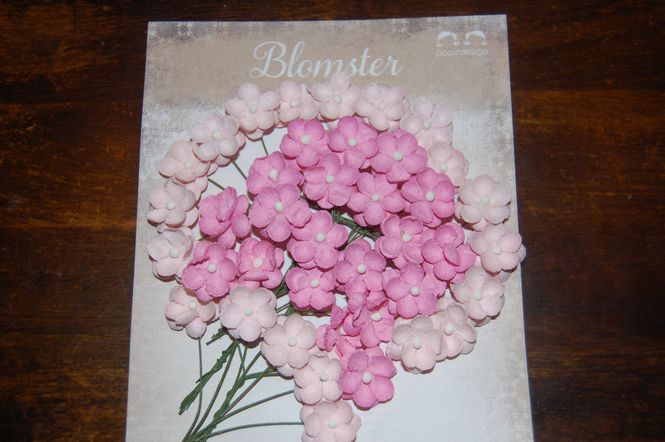Hovedbilde Papirdesign-Søte blomster- rosa-PD181-SB3