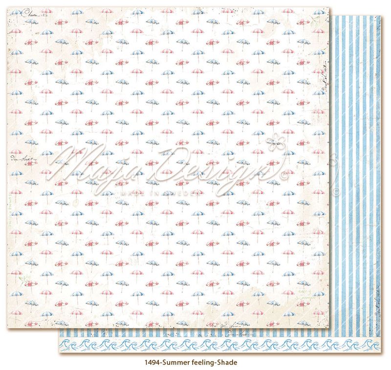 Maja Design Summer Feeling – 12×12 Blokk med møsnterark og monochrome ark