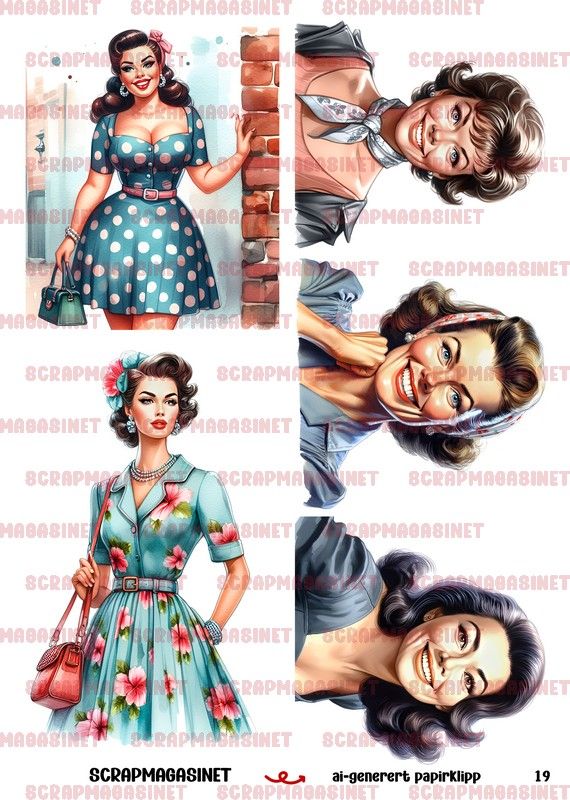 Scrapmagasinet-Papirklipp 19 - 50tallet