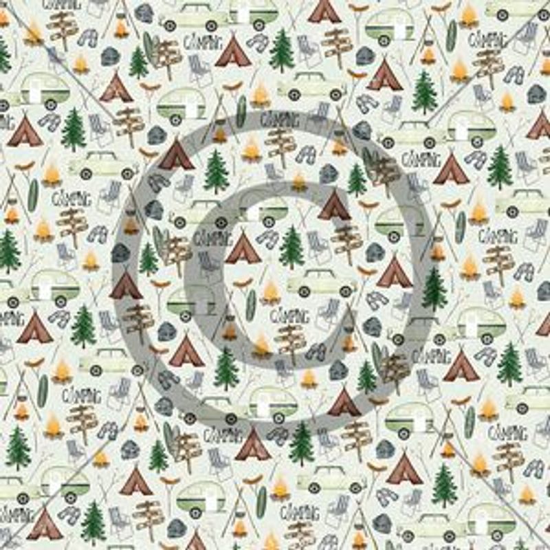 Papirdesign -stemning-Camping-Pd1191