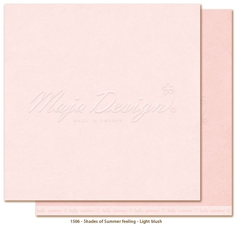 Maja Design Summer Feeling – 12×12 Blokk med møsnterark og monochrome ark