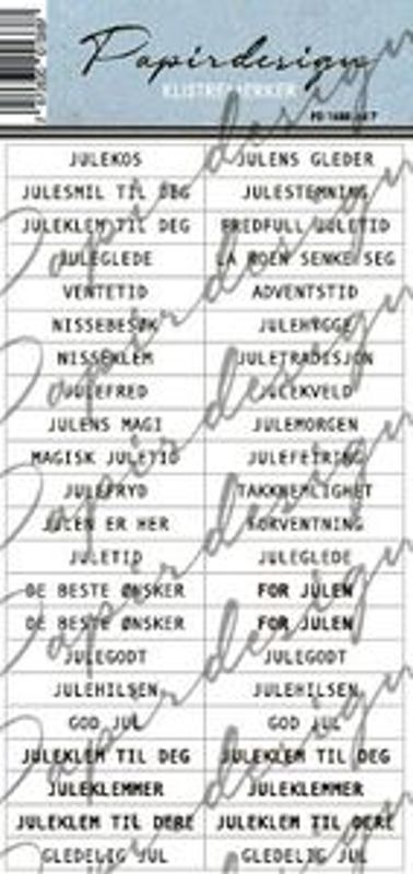 Papirdesign-Klistremerker-Jul-PD 1688