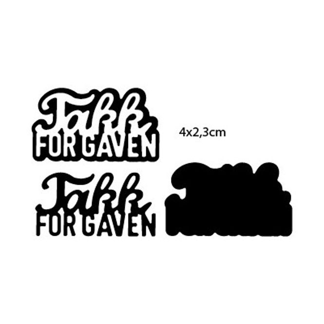 Hovedbilde DIES-Scrapmagasinet-Takk for gaven dies m/skygge