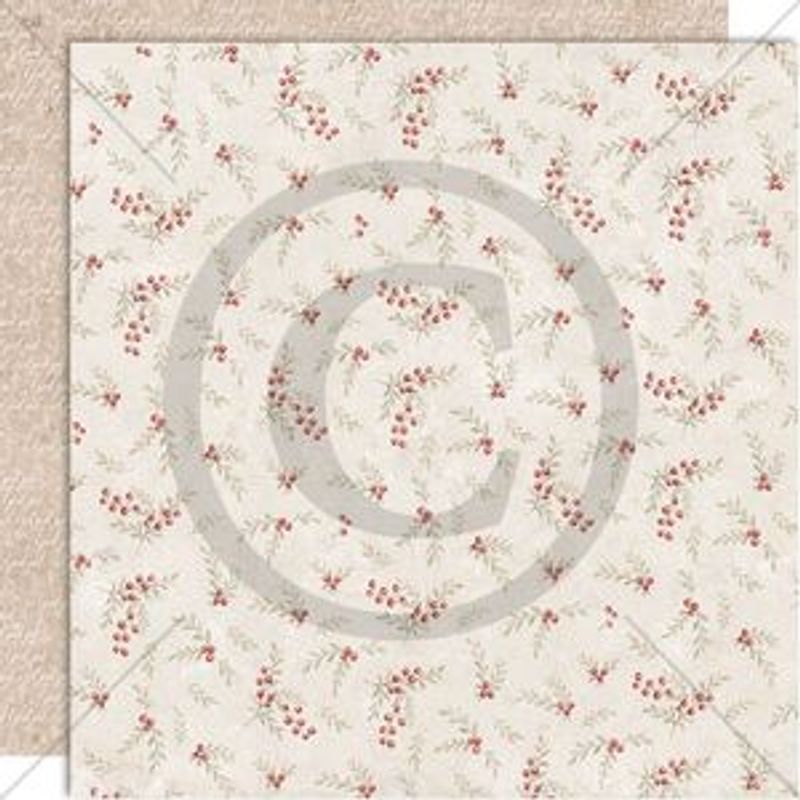 Juleminner - Vintage julebær - Tosidig mønsterark fra Papirdesign - pd1719