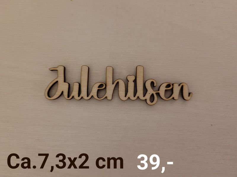 Julehilsen- Scrappehuset egen tre pynt-TJ08