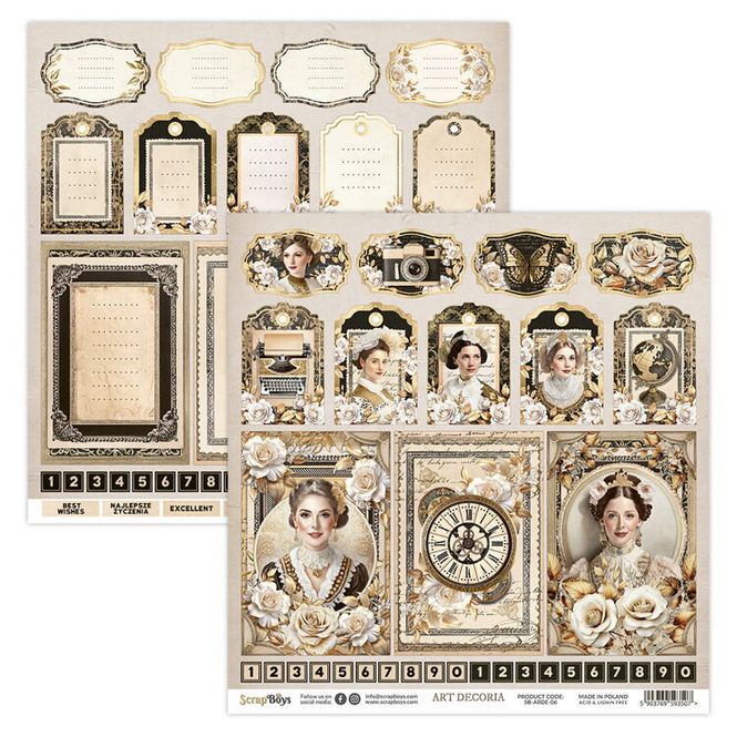 Hovedbilde Scrapboys- Art Decoria 06 bildeark