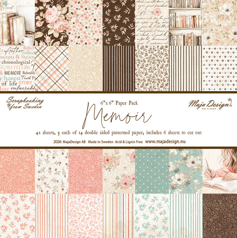 Maja Design - Memoir - Collection Pack m/monochrome ark - 12 x 12-20 ark