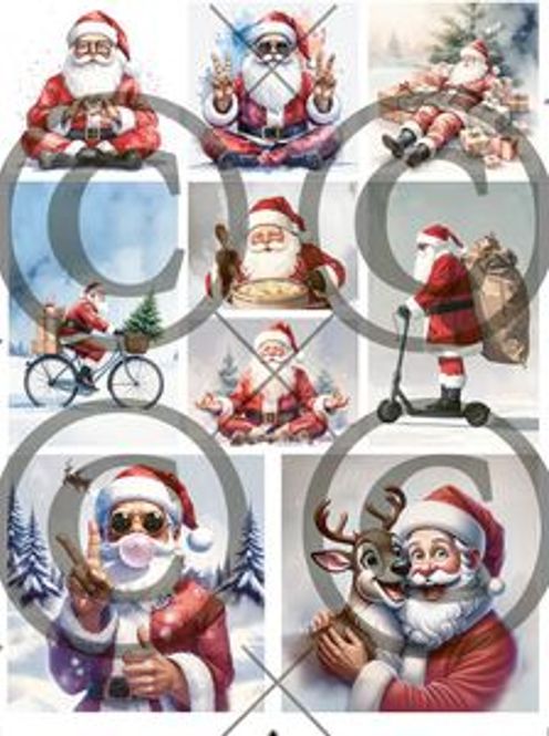 Hovedbilde  Papirdesign-Tullenisse bildeark  - PD1535