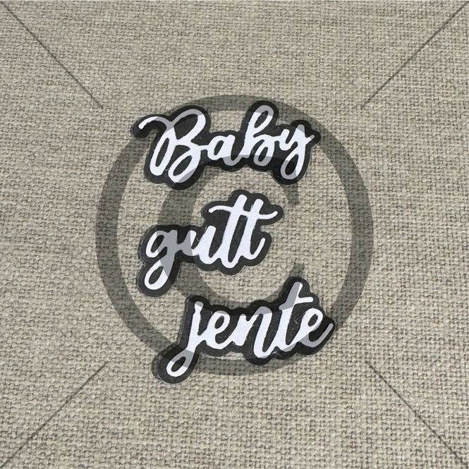 Hovedbilde Baby fra Papirdesign - pd 1364