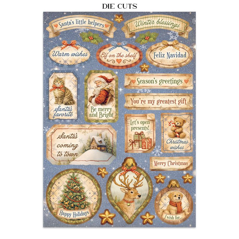 Stamperia - Junk Journal - Silent Night - A4-bok