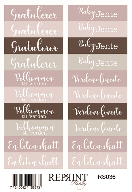 Hovedbilde Klistremerke fra serien -Happiness baby girl ...