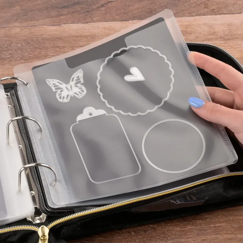 Vaessen Creative • Magnetic Sheets in Transparent Inserts 4 pcs-Magnetisk ark