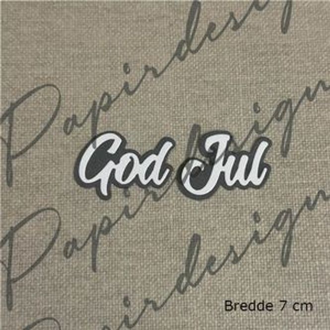 Hovedbilde Papirdesign - Dies - God jul 35-PD1675