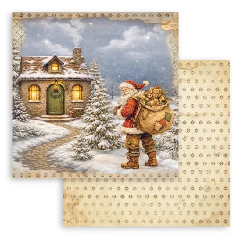 Stamperia - Silent Night 12x12 Inch Paper Pack 10 doble ark