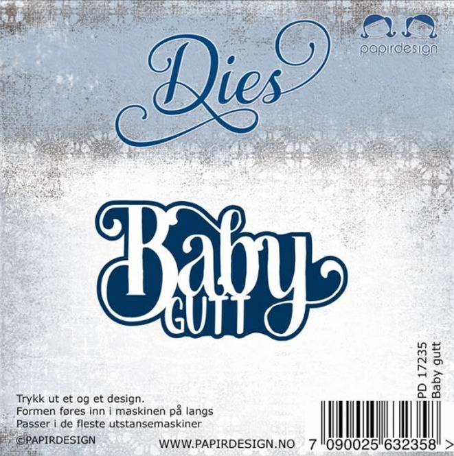 Hovedbilde Baby gutt fra Papirdesign- PD17235