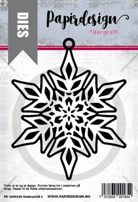 Hovedbilde Papirdesign-Snøkrystall 2-PD 1900165