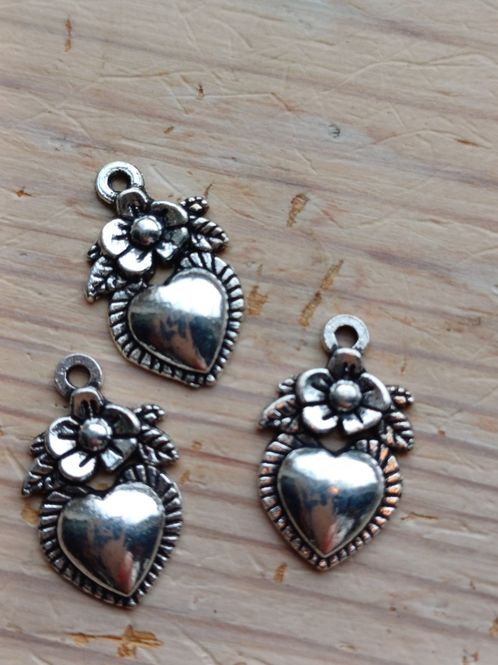 Hovedbilde Metallpynt Hjerter - SHM05