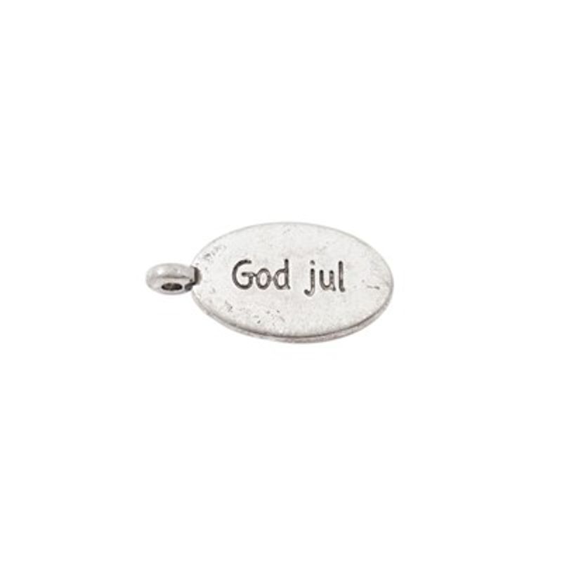 Kort og Godt-Metallpynt God jul ME106