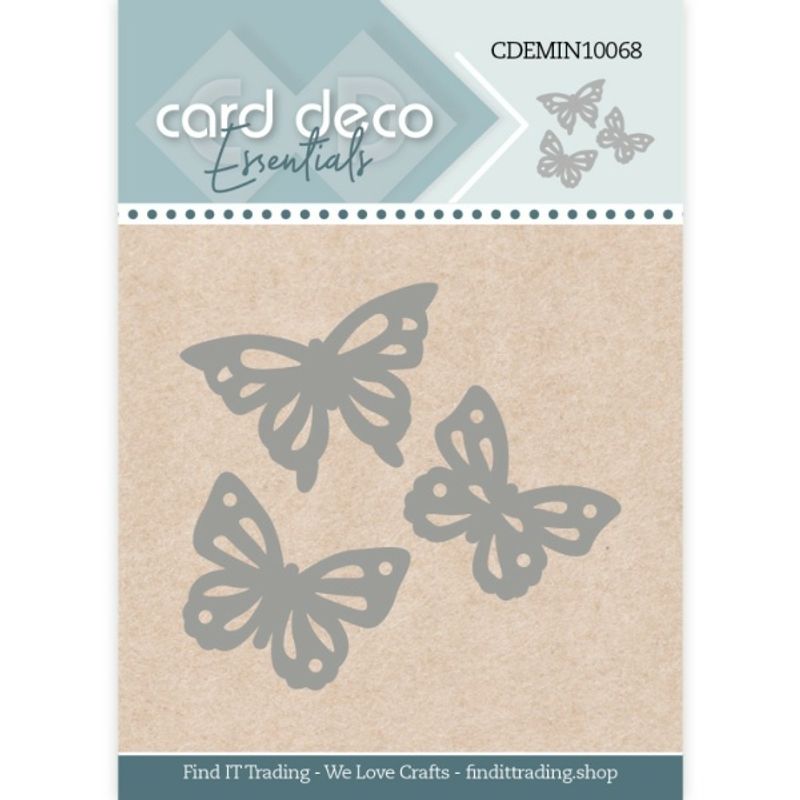 Card Deco Essentials Mini Dies Butterfly- Sommerfugler - nr 68
