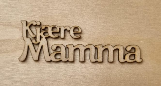Hovedbilde Kjære mamma - Scrappehusets egen Trepynt - T176