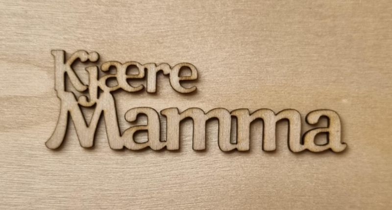 Kjære mamma - Scrappehusets egen Trepynt - T176