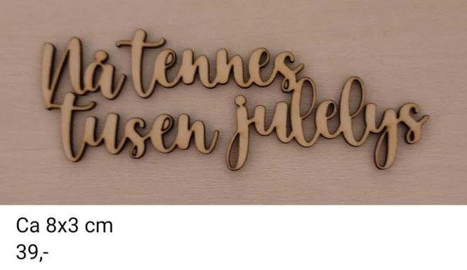 Hovedbilde Nå tennes tusen julelys - Scrappehusets egen ...