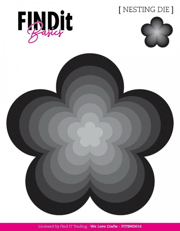 Find It Basics – Nesting Dies – Bloom Flower-nr 16
