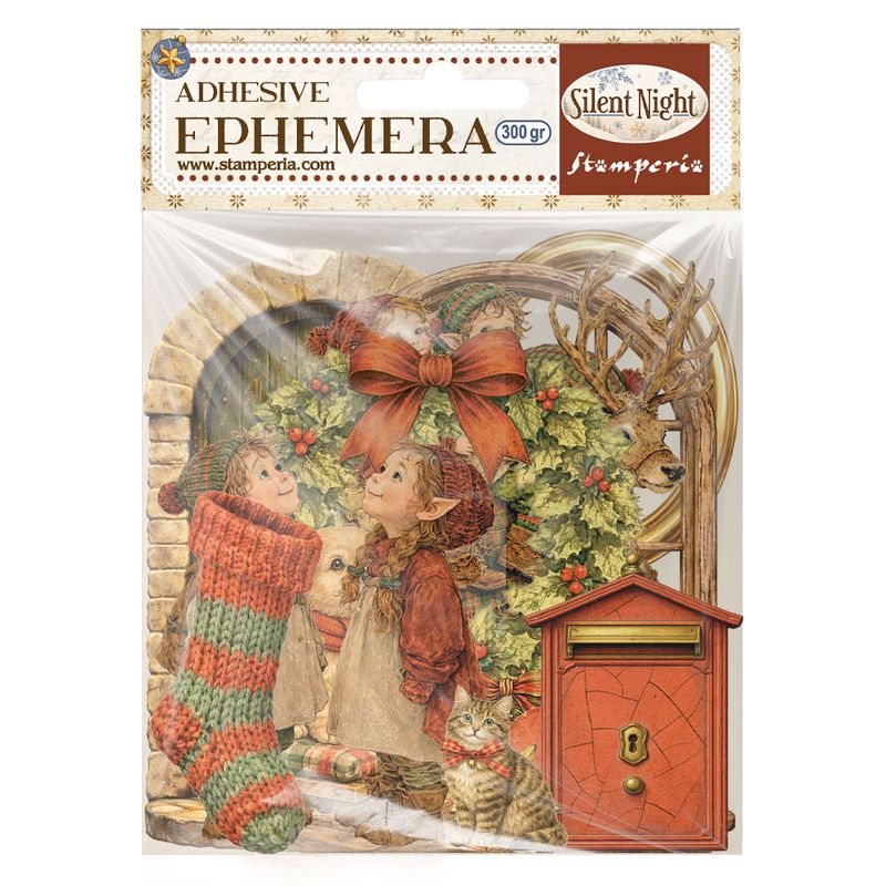 Stamperia Silent Night – Adhesive Ephemera
