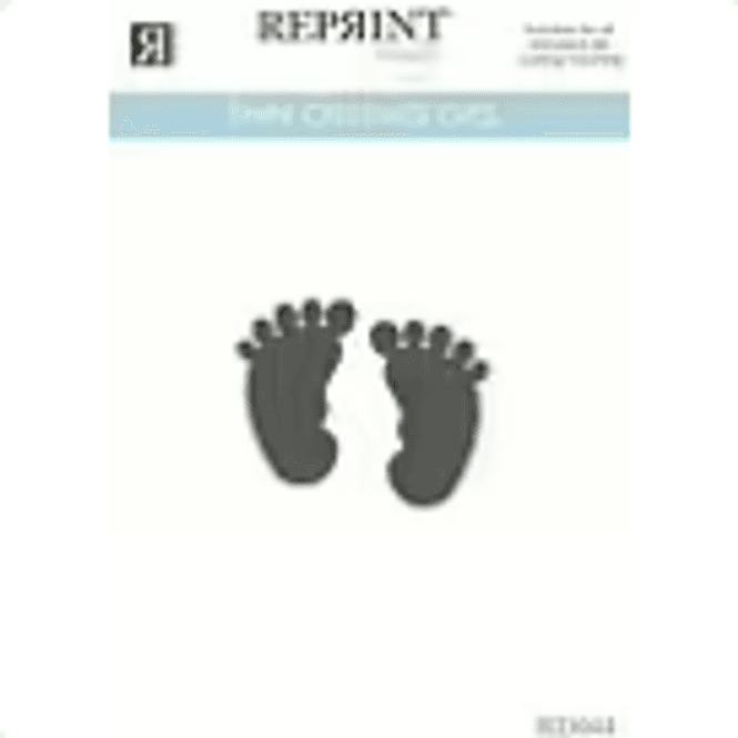 Hovedbilde Reprint - Dies - babyføtter-RD044