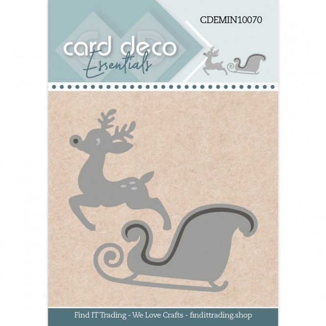 Hovedbilde Card Deco Essentials Mini Dies -Julenissens Slede ...