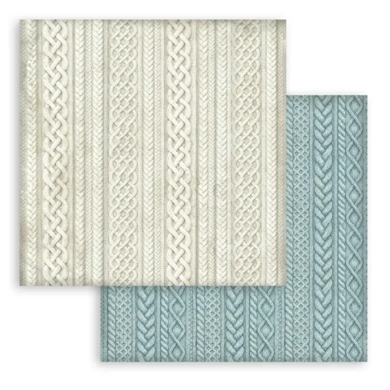 Stamperia - White Christmas - Background Selection Paper Pad - 8 x 8
