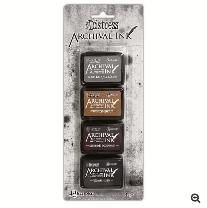 Hovedbilde Distress Archival Mini Ink Kit 3-  4 stempelputer ...