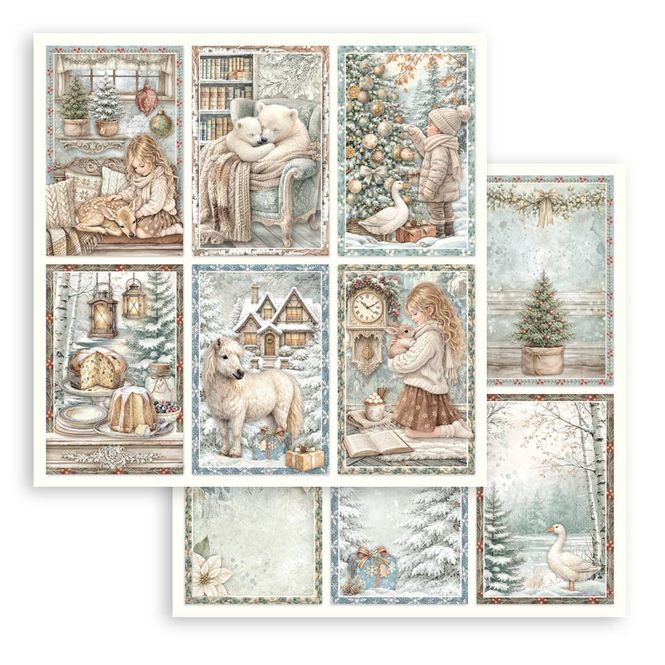 Hovedbilde Stamperia- White Christmas – Bildeark- ...