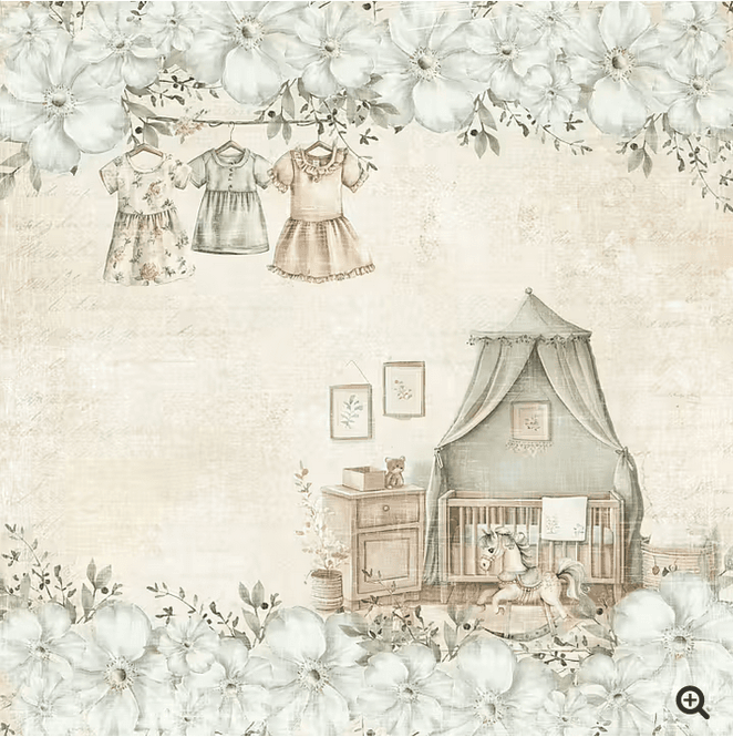 Hovedbilde Cutie- Nursery- Rp0685- 12x12 inch fra Reprint 